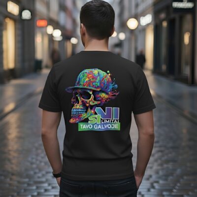 Juodi marskineliai visi limitai tavo galvoje